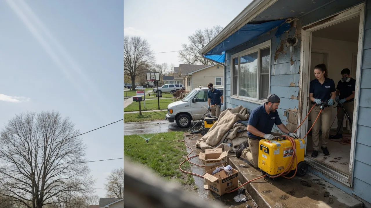 Basement Flood Cleanup in Grove City, PA near me